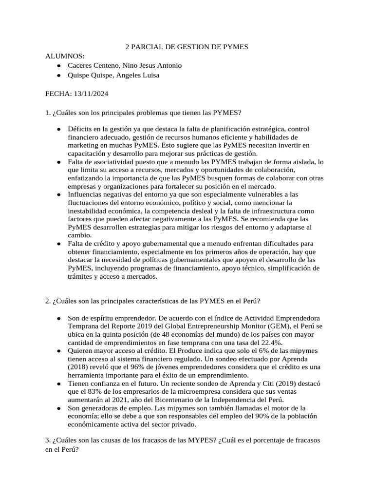 Gestión de PYMES | PDF | Business | Calidad (comercial)