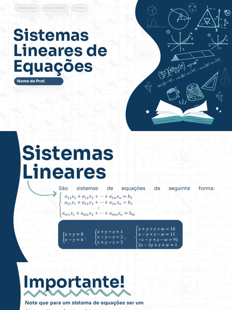 Sistemas Lineares | PDF