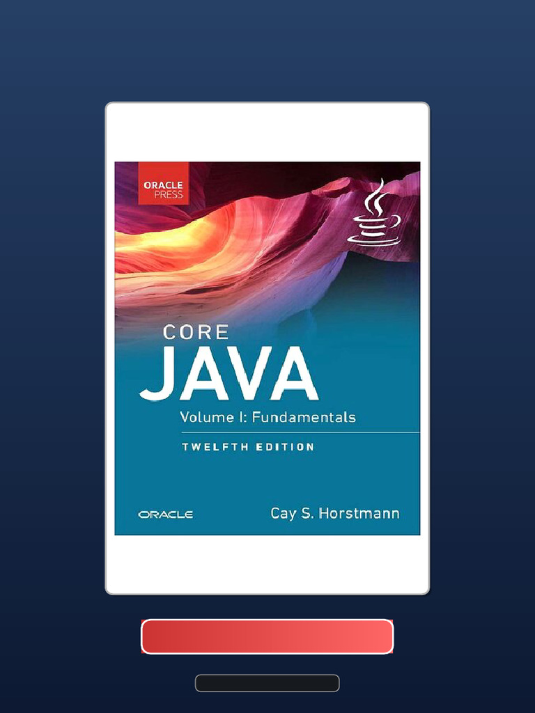 Get Test Bank For Core Java Volume I Fundamentas 12th Edition HQ File ...