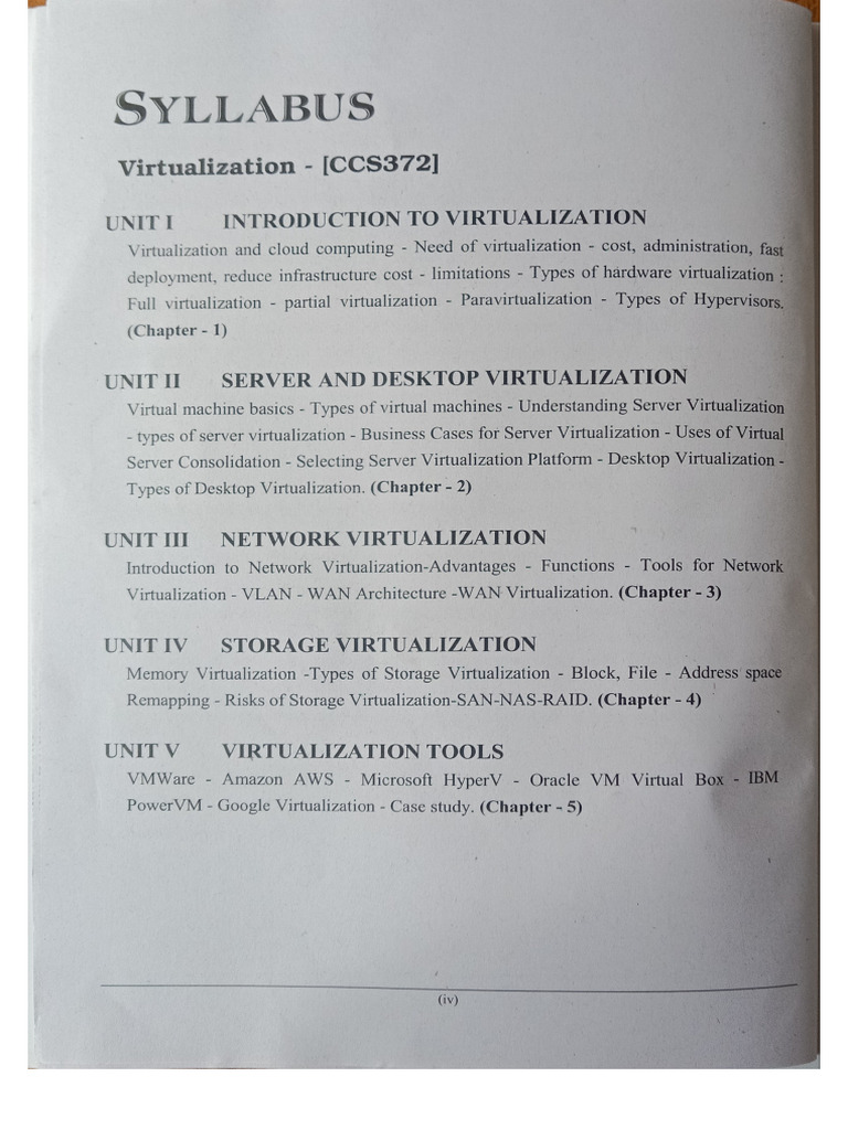 Virtualization (CCS372) Book PDF | PDF