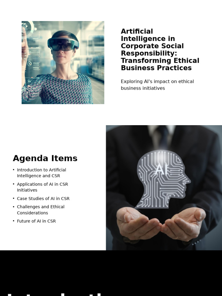 AI Transforming Corporate Social Responsibility | PDF | Corporate ...