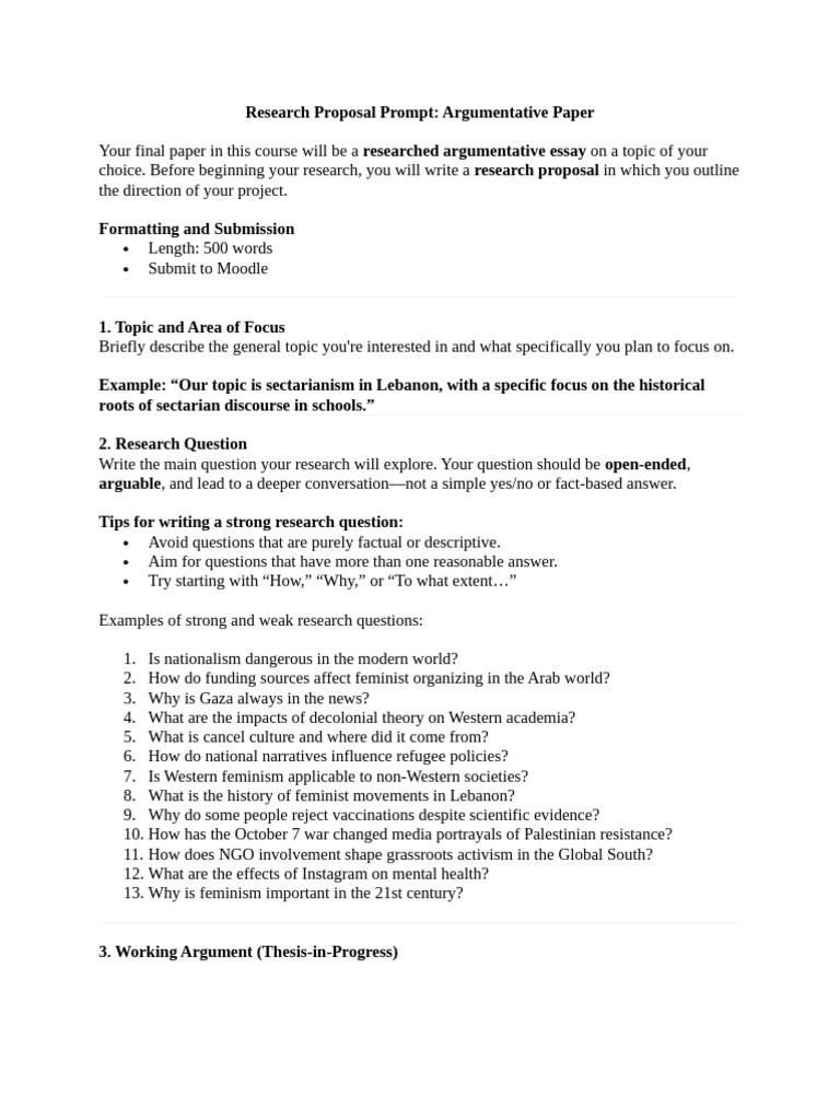 Research Proposal for Argumentative Essay | PDF | Feminism | Gender Studies