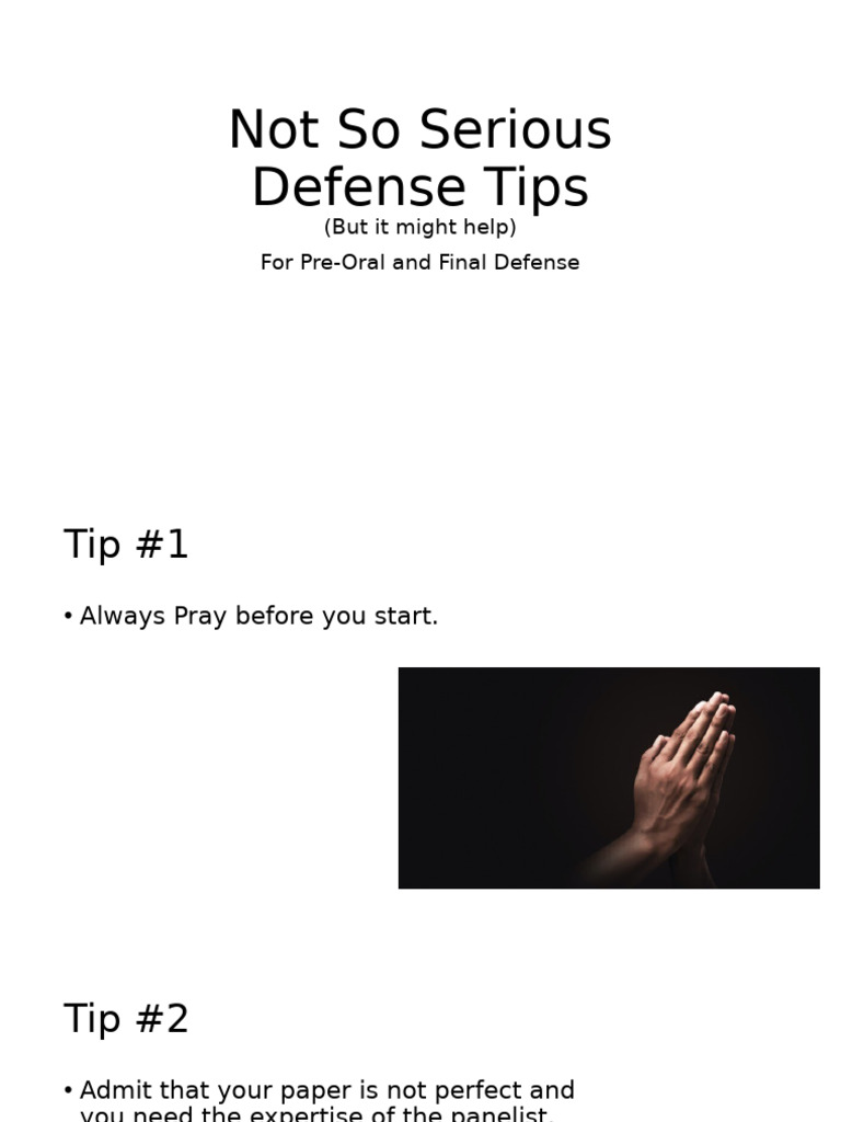 Defense Tip | PDF