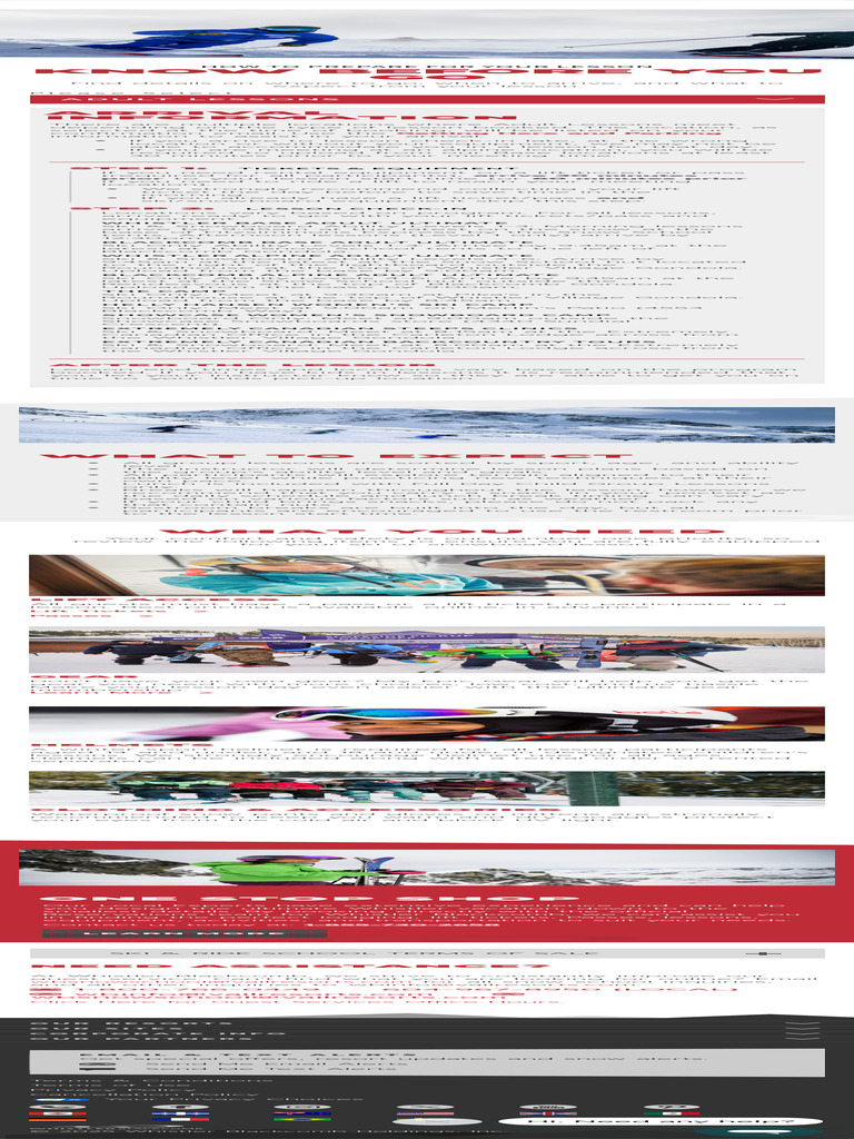 Ski School Preparation Whistler Blackcomb | PDF