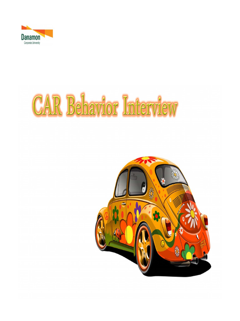 Wawancara Berbasis Perilaku CAR | PDF