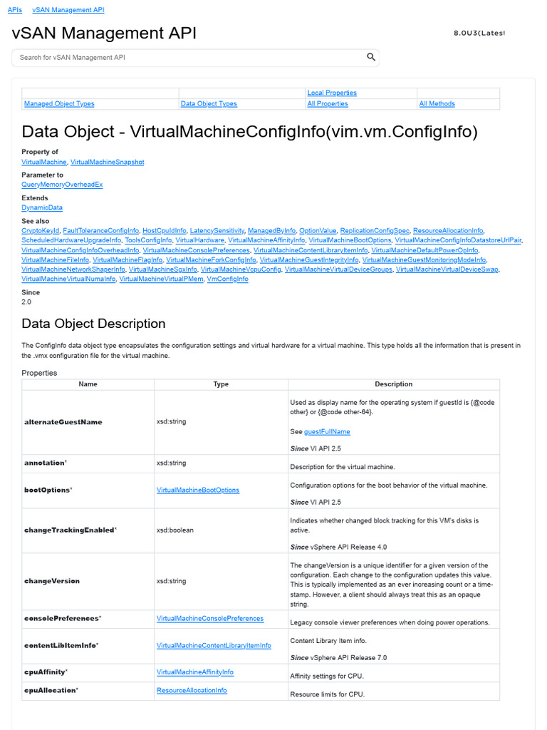 VSAN Management API | PDF | Virtual Machine | Boolean Data Type
