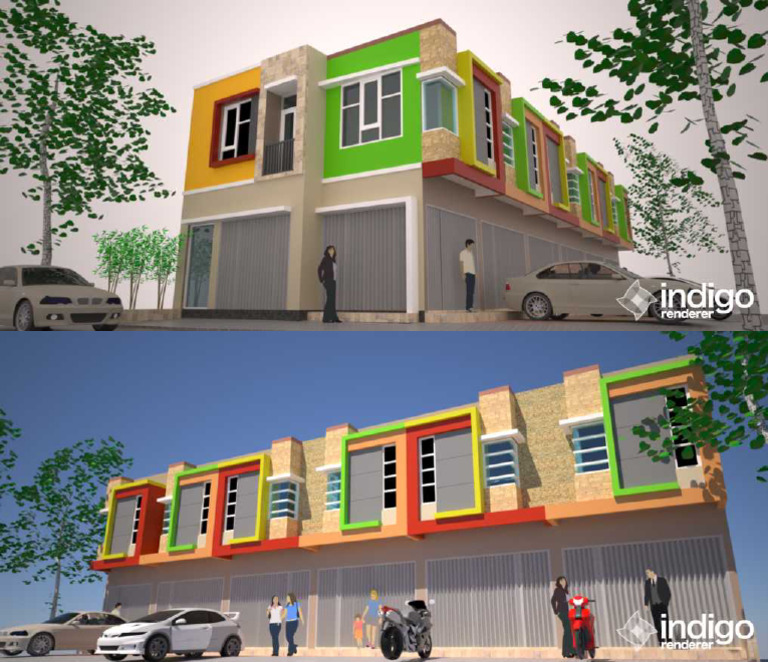 Desain Ruko Tingkat | PDF