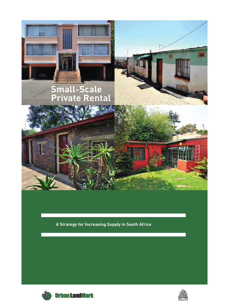 Small-Scale Rental Strategy South Africa | PDF | Leasehold Estate ...