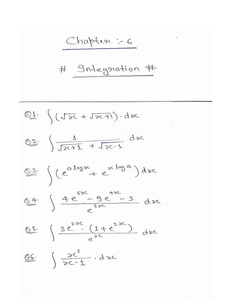 Ch-6 (Integration) - 37801587 - 2024 - 07 - 06 - 19 - 25 | PDF