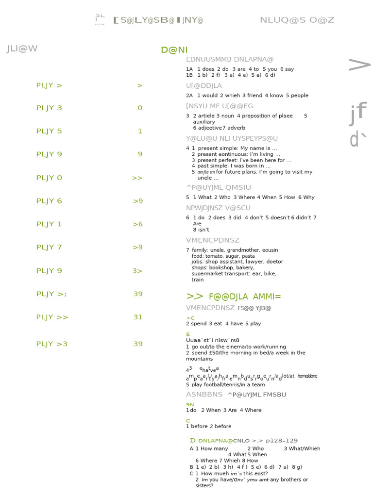 PDF SB Answer Key Speak Out Preintermediate Compress | PDF