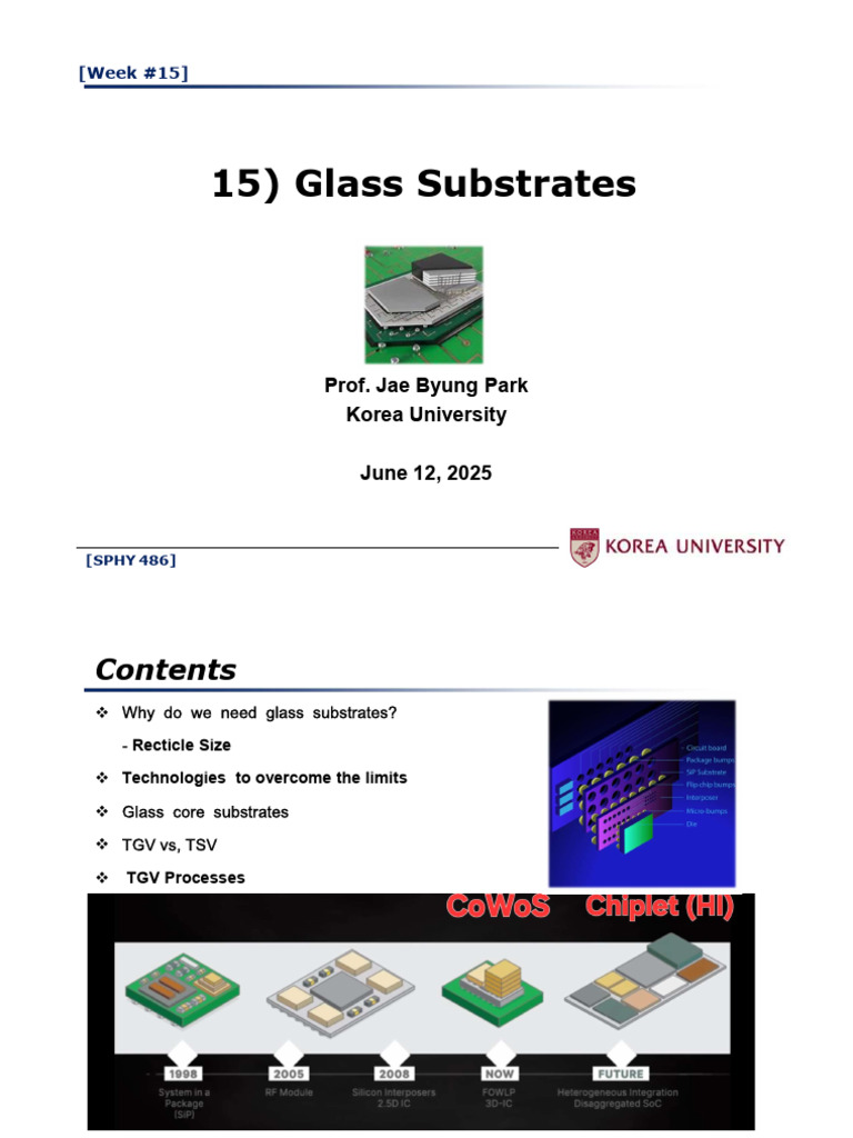 GlassSubstrates Spring2025 1 | PDF
