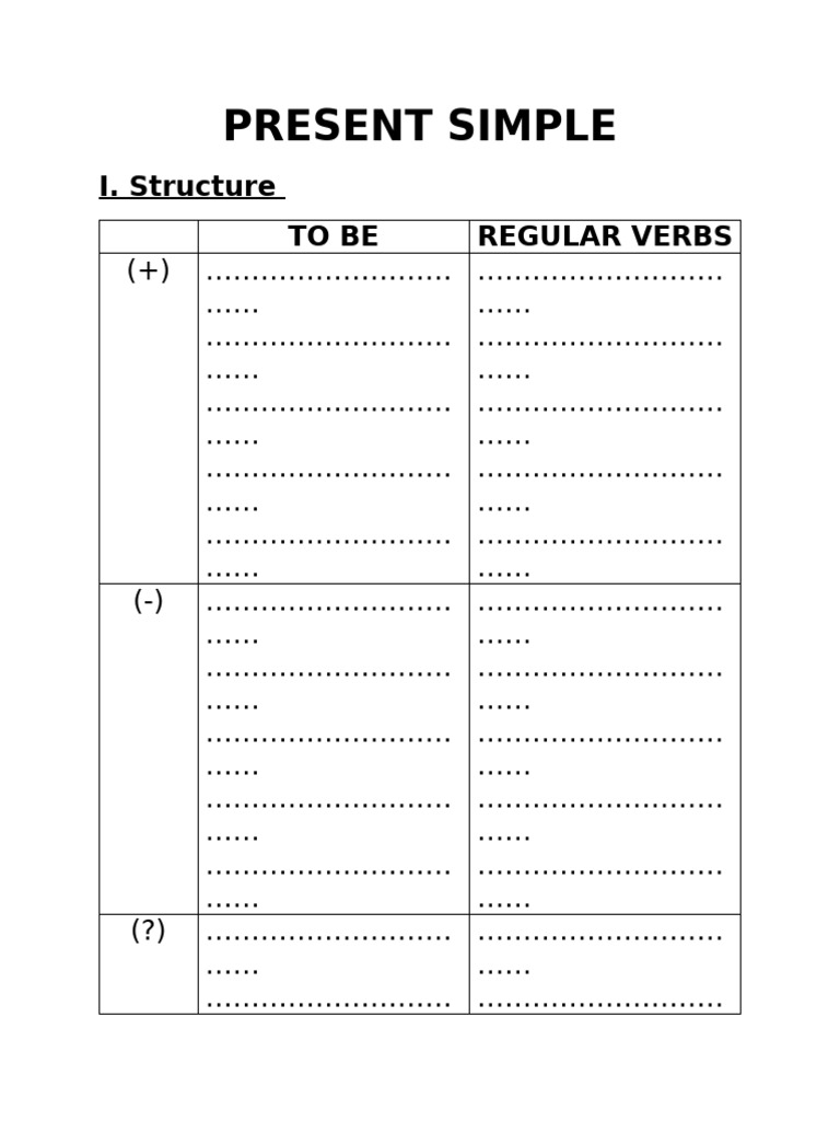 Present Simple | PDF