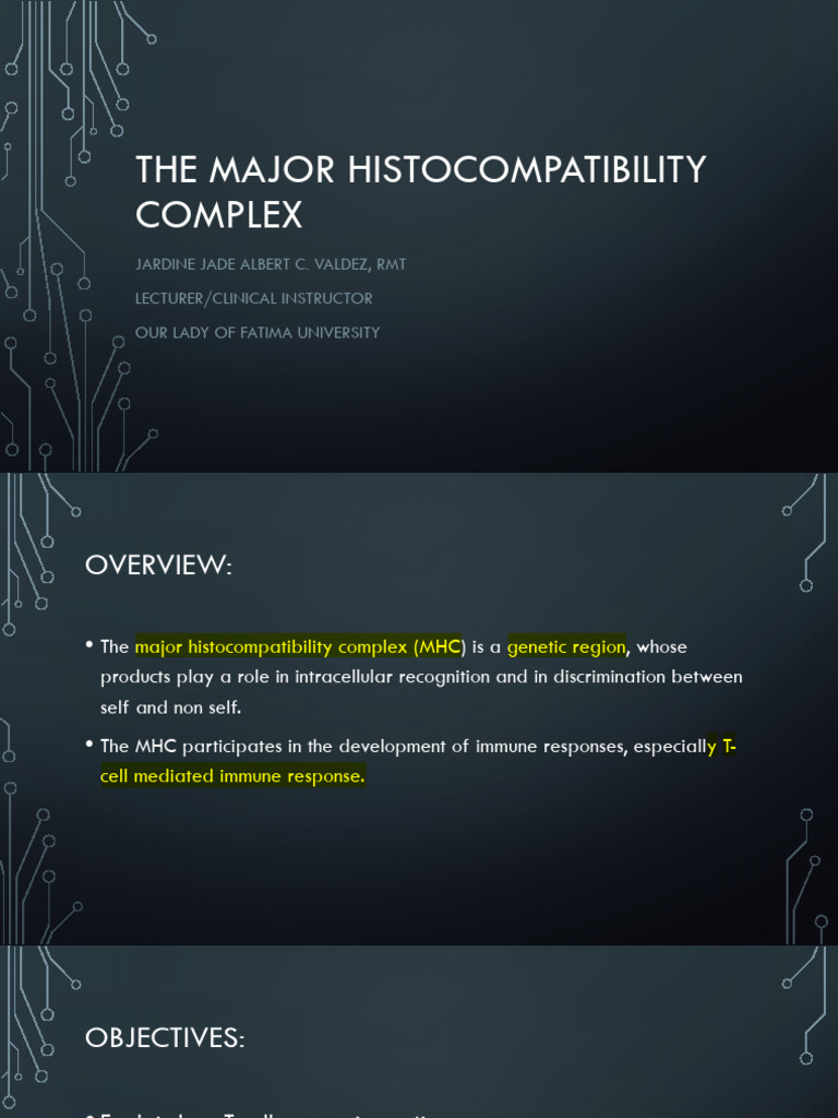 Understanding Major Histocompatibility Complex | PDF | Major ...