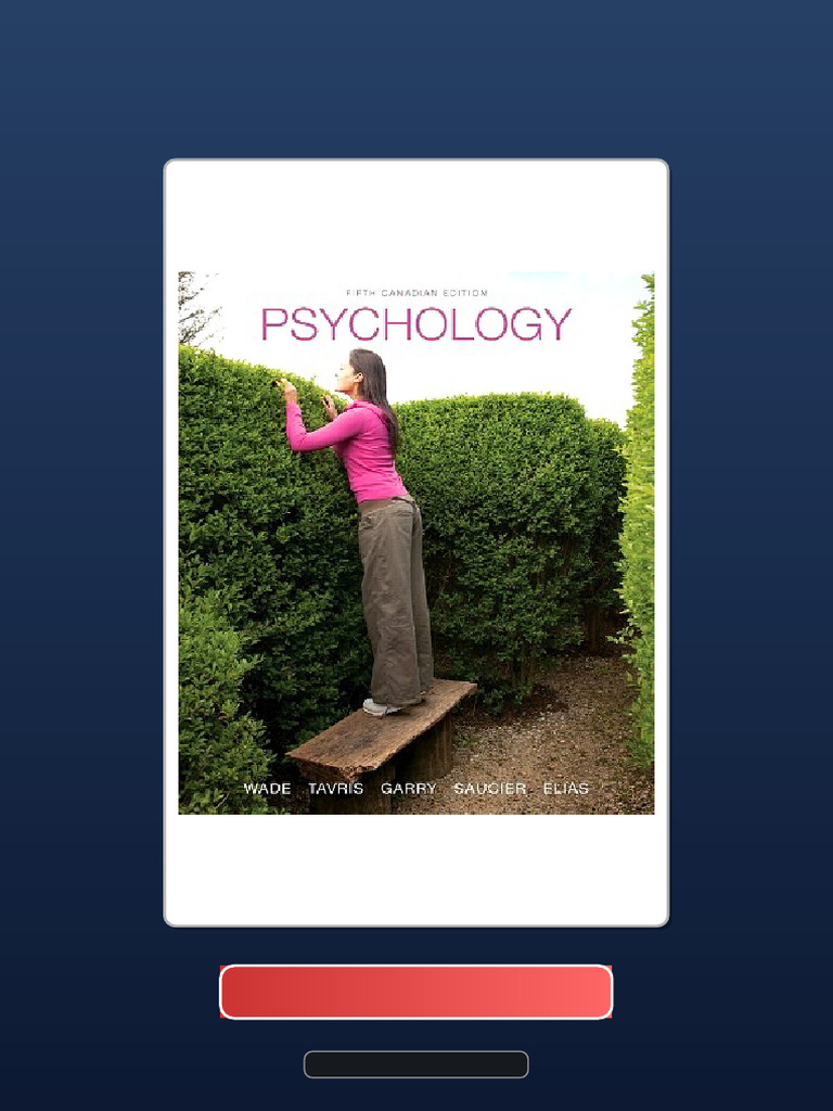Immediate Access Psychology 5th Canadian Edition Wade Solution Manual ...