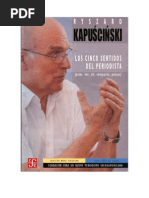 Download Kapuscinski Los Cinco Sentidos Del Periodista by Erick Rey Este SN88042847 doc pdf