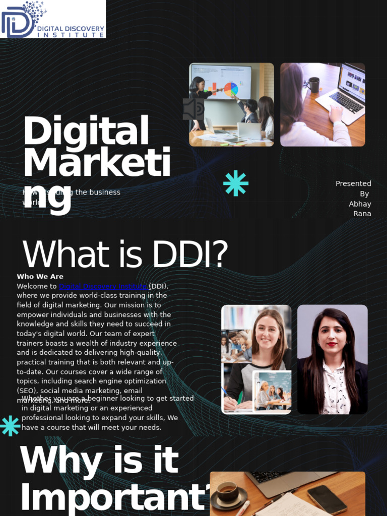 Modern Digital Marketing Presentation | PDF | Digital Marketing ...