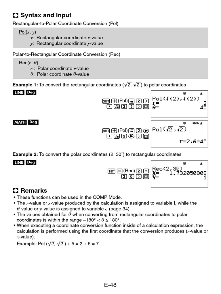 Coordinate Conversion Functions Guide | PDF