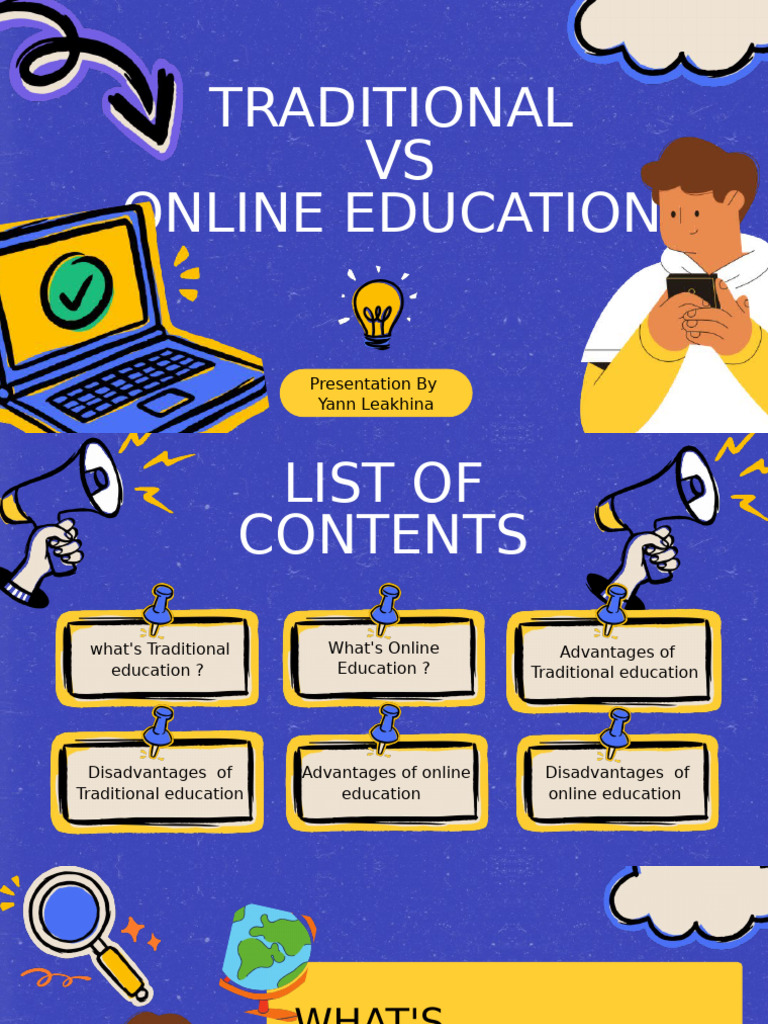 Traditional Vs Online Education PDF