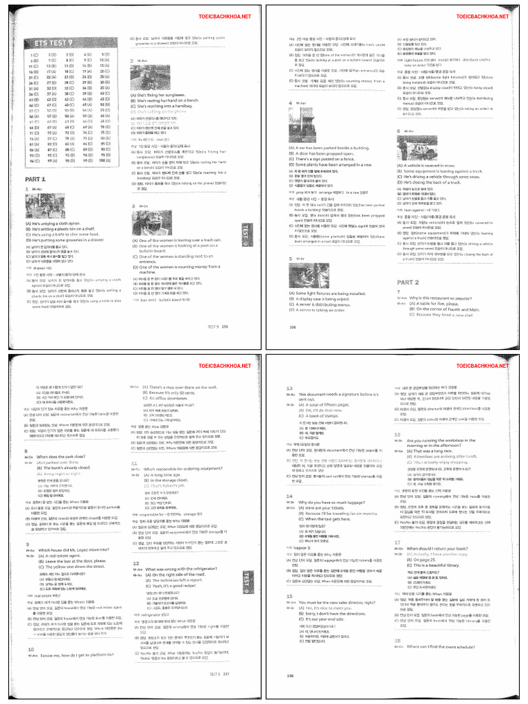 Ets 2022 Transcript Test 9 | PDF