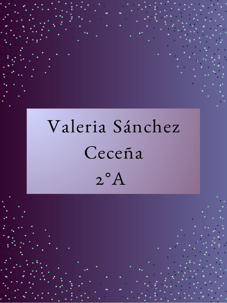 Act2 - Valeria Sánchez Ceceña - 2A | PDF