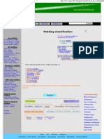 Classification of Welding