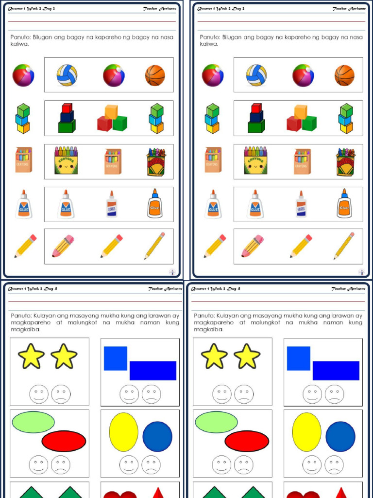 Worksheets Week 2 | PDF