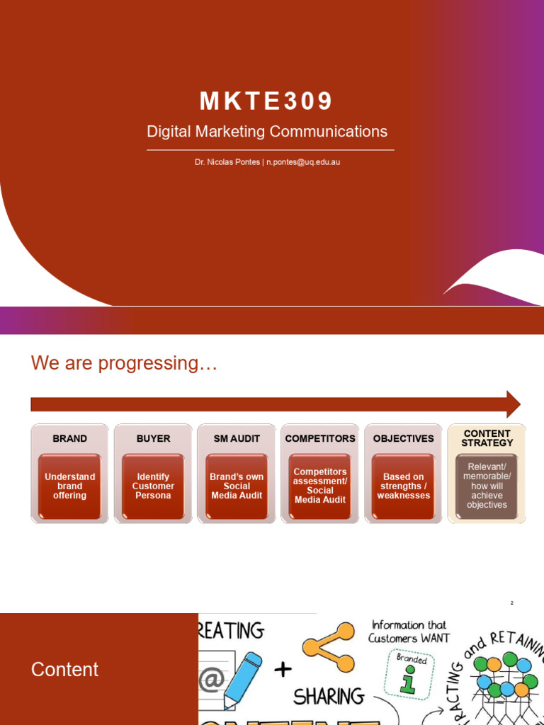 Digital Marketing Content Strategy Guide | PDF | Marketing | Brand