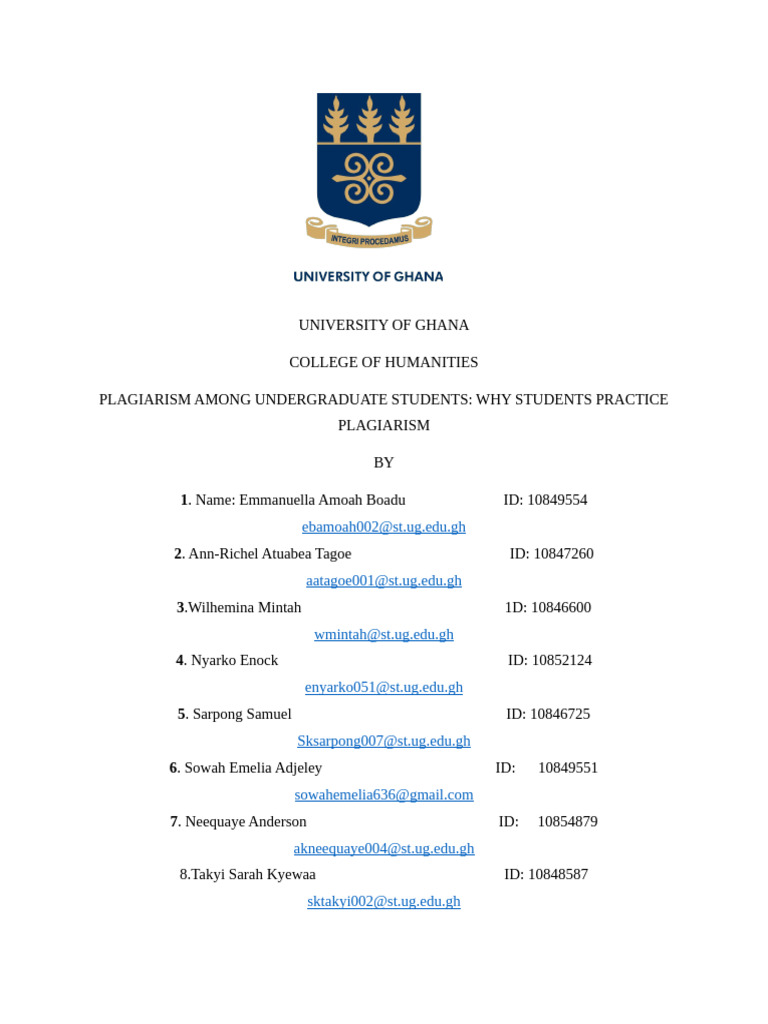 Understanding Plagiarism in Academia | PDF | Plagiarism | Likert Scale