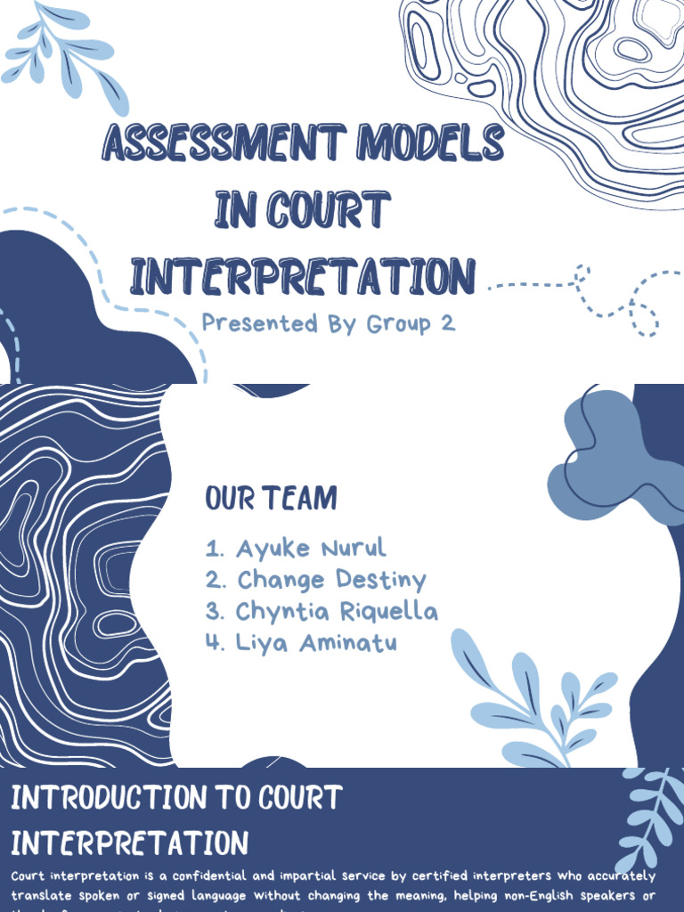 Court Interpretation Assessment Models | PDF | Language Interpretation ...