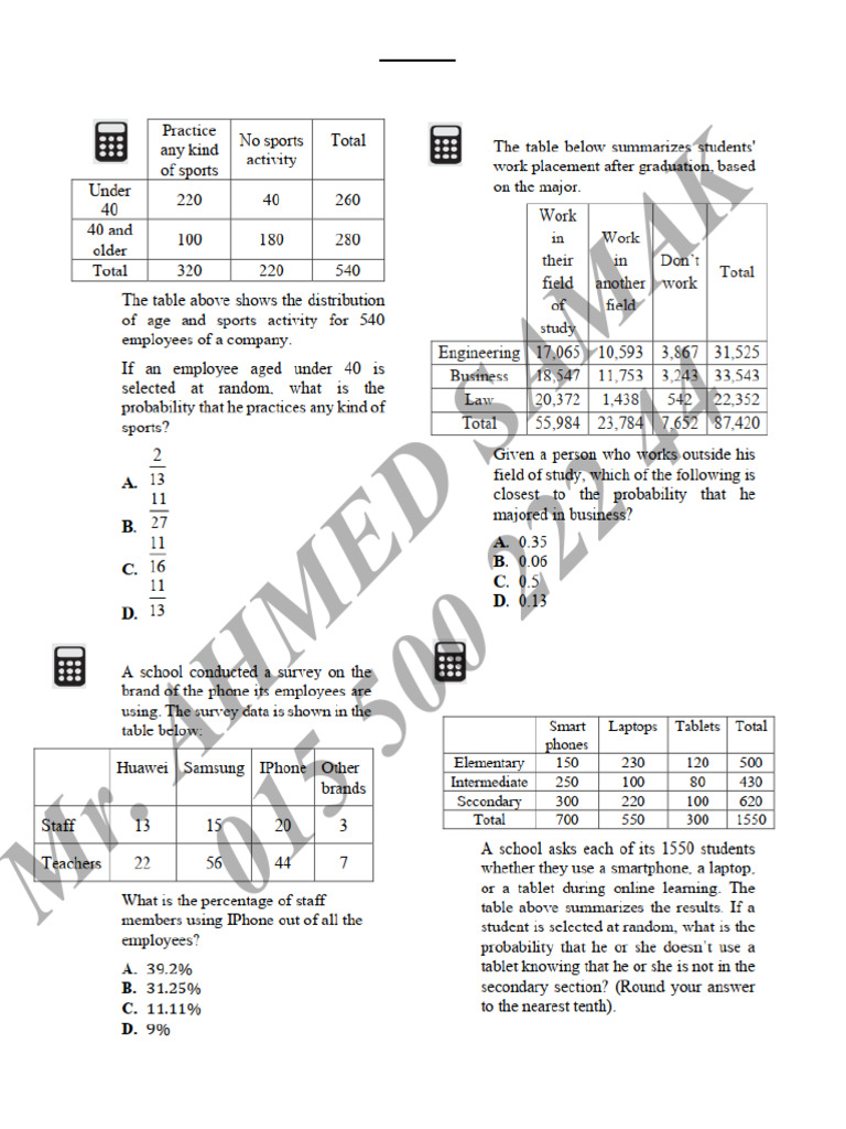 Tables | PDF