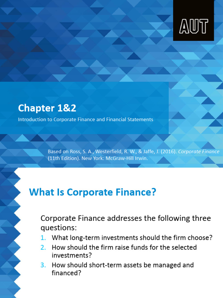 Introduction to Corporate Finance | PDF | Equity (Finance) | Balance Sheet