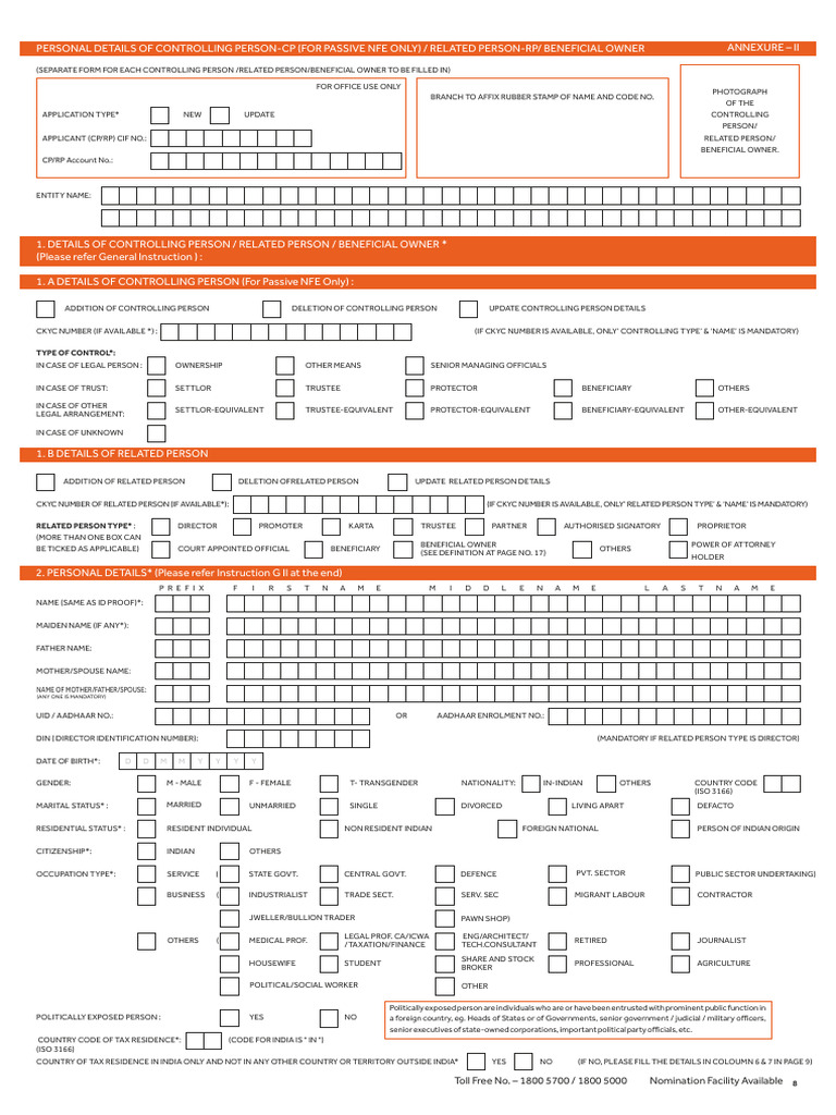 Controlling Person Form 401A Details | PDF | Identity Document ...