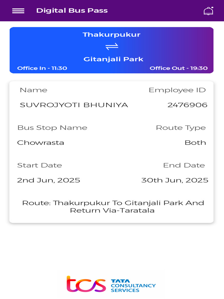 Bus Pass | PDF