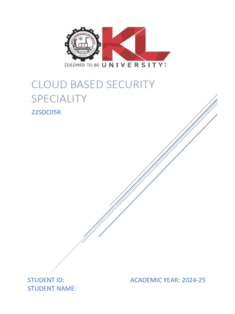 22SDCS05R - Cloud Based Security Practical Book - V1 | PDF | Computer ...