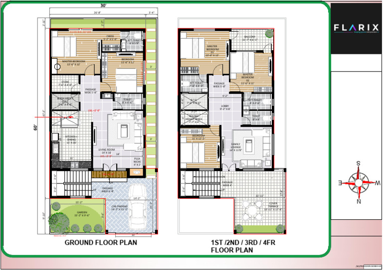 Ground Floor Plan for Residential Design | PDF | Bedroom | Home