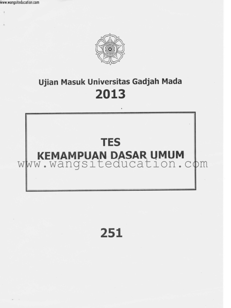 UM - UGM DSR 2013 | PDF