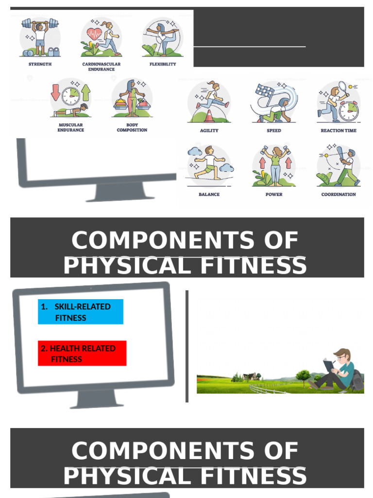 Components of Physical Fitness | PDF | Physical Fitness | Flexibility ...