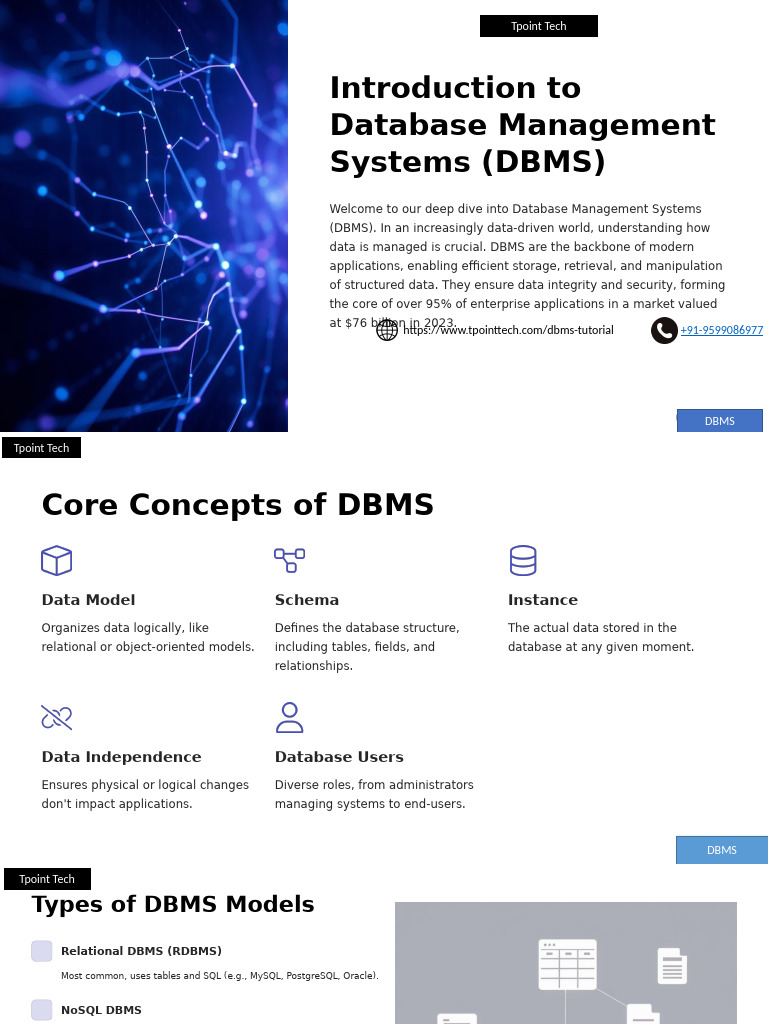 Introduction to Database Management Systems DBMS (1) | PDF | Databases ...
