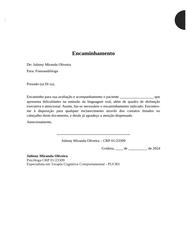 Modelo de Encaminhamento | PDF