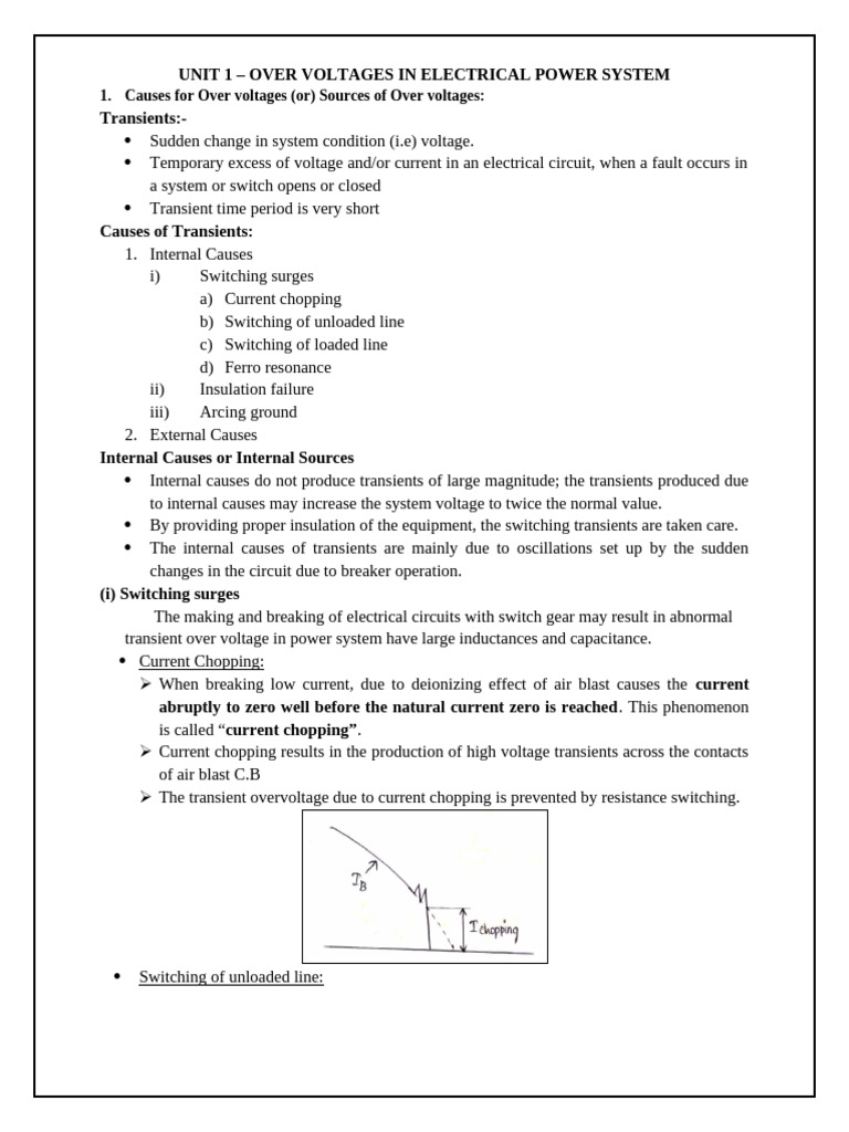 Hve Unit 1 | PDF | Lightning | Electric Arc