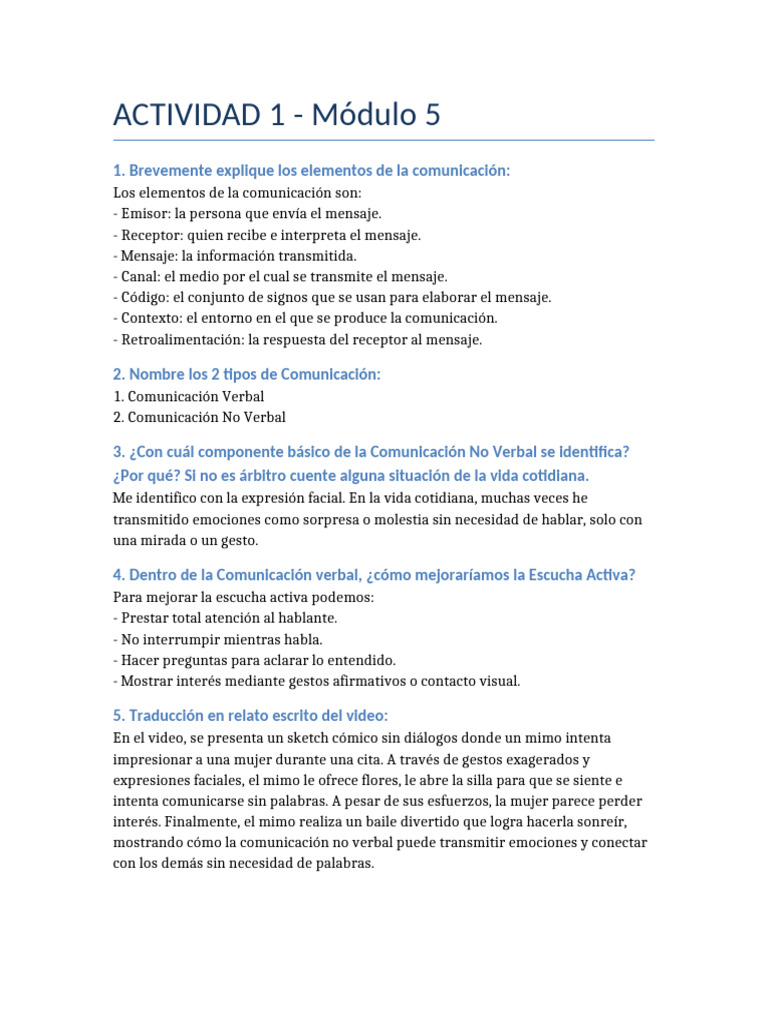 Modulo 5 | PDF