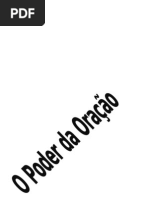 O PODER DA ORAÇÃO