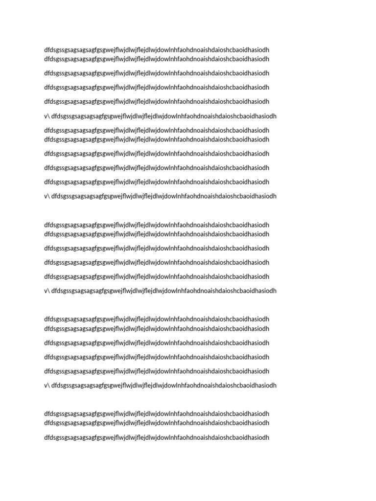 Text Repetition Analysis Document | PDF