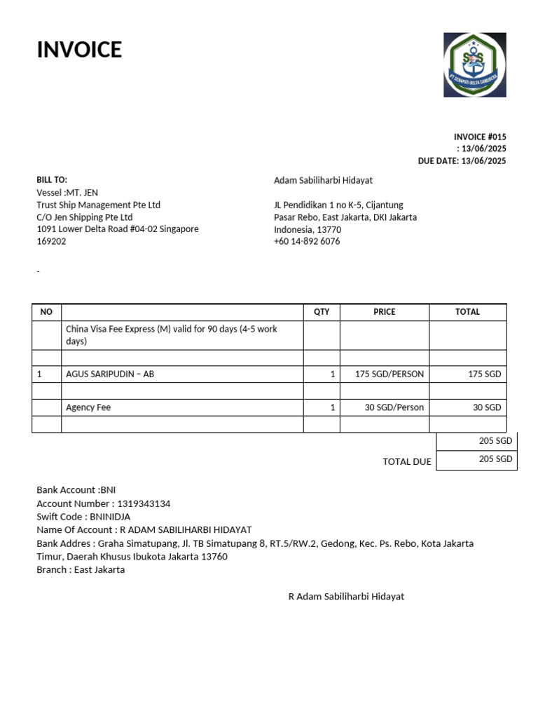 Invoice 15 | PDF