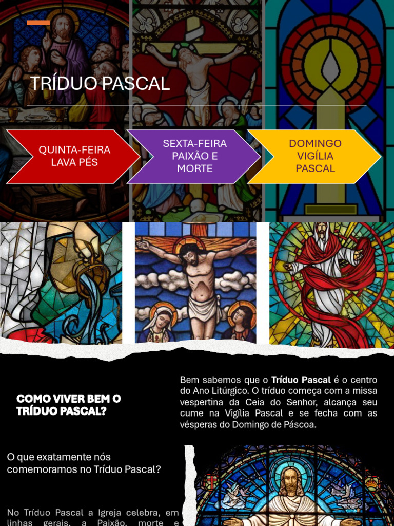Missa de Lava Pés no Tríduo Pascal | PDF | Páscoa | Liturgia