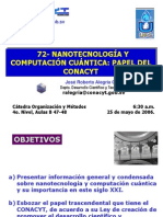 RA72 CONACYT Prom Comp Cuant Nanotec