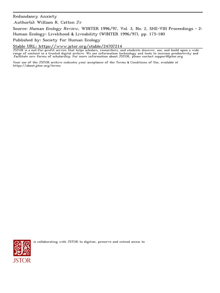 Understanding Redundancy Anxiety | PDF | Fear | Anxiety