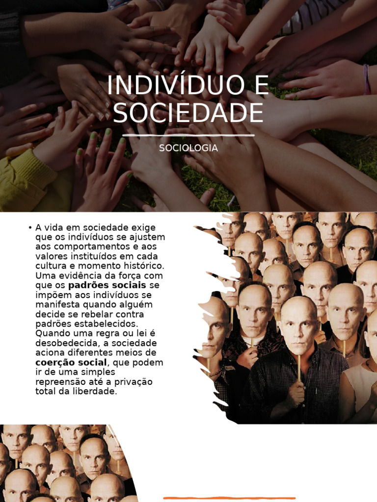 Indivíduo e Sociedade 1º Ano | PDF | Sociologia | Émile Durkheim