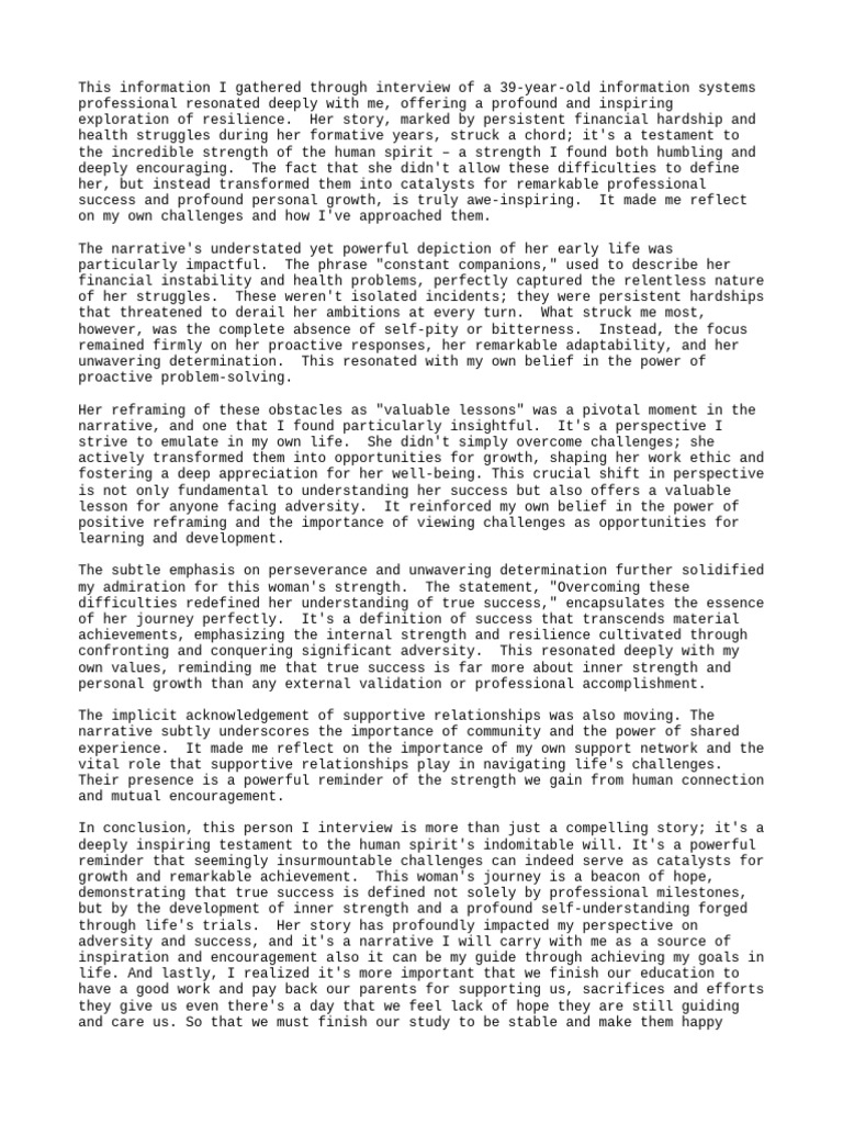 Inspiring Resilience in Adversity | PDF | Psychological Resilience ...