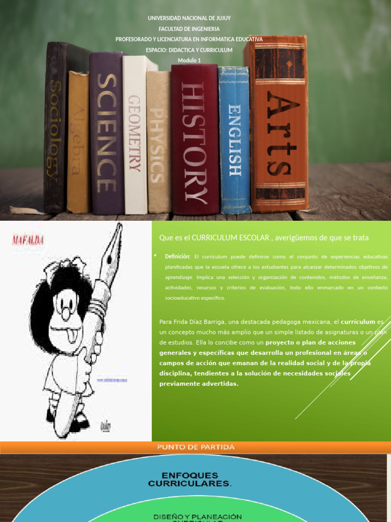 Definición y Diseño del Currículum Escolar | PDF | Plan de estudios ...
